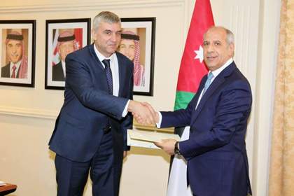 Новият посланик на България в Кралство Йордания връчки копия на акредитивните си писма
